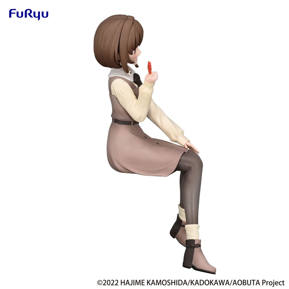 Rascal Does Not Dream Noodle Stopper PVC Statue Kaede Azusagawa Autumn Outfit Ver. 14 cm