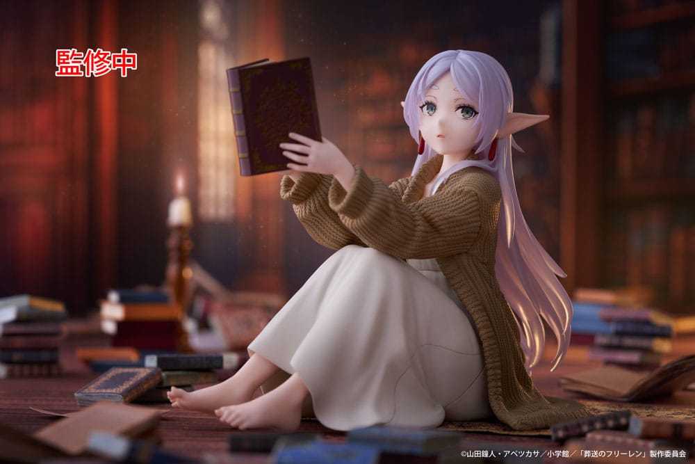Frieren: Beyond Journey&#39;s End PVC Statue Desktop Cute Figure Frieren Roomwear Ver. 13 cm
