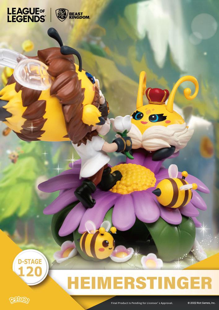 League of Legends D-Stage PVC Diorama Set Nunu &amp; Beelump &amp; Heimerstinger 16 cm