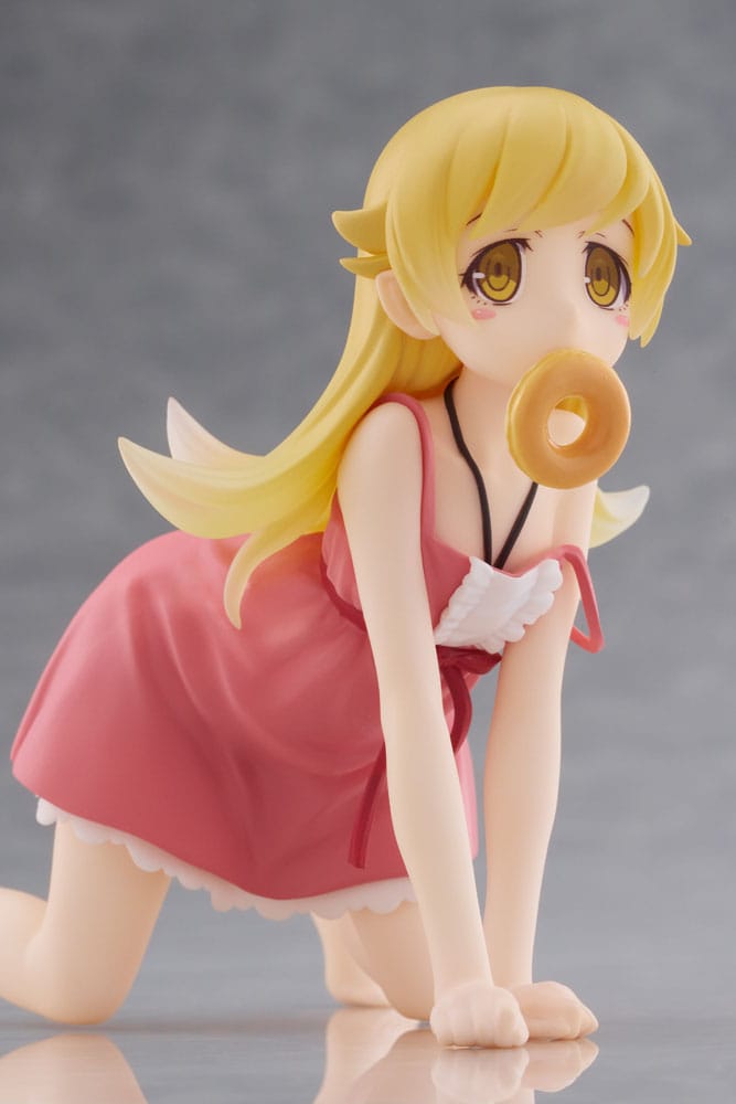 Monogatari Series: Off &amp; Monster PVC Statue Desktop Cute Figure Shinobu Oshino 13 cm