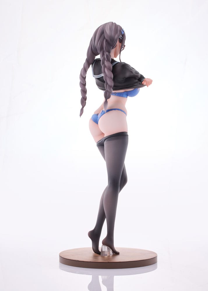 Original Character PVC 1/6 Gap Glasses Girl Who Doesn&#39;t Want To Take Physical Education Class 28 cm