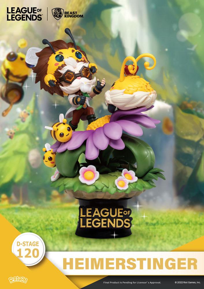 League of Legends D-Stage PVC Diorama Set Nunu &amp; Beelump &amp; Heimerstinger 16 cm