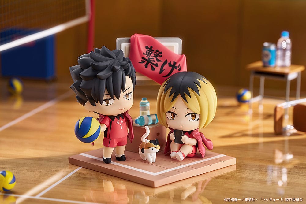 Haikyu!! Qset Mini-Figure 2-Pack Tetsuro Kuroo &amp; Kenma Kozume 9 cm