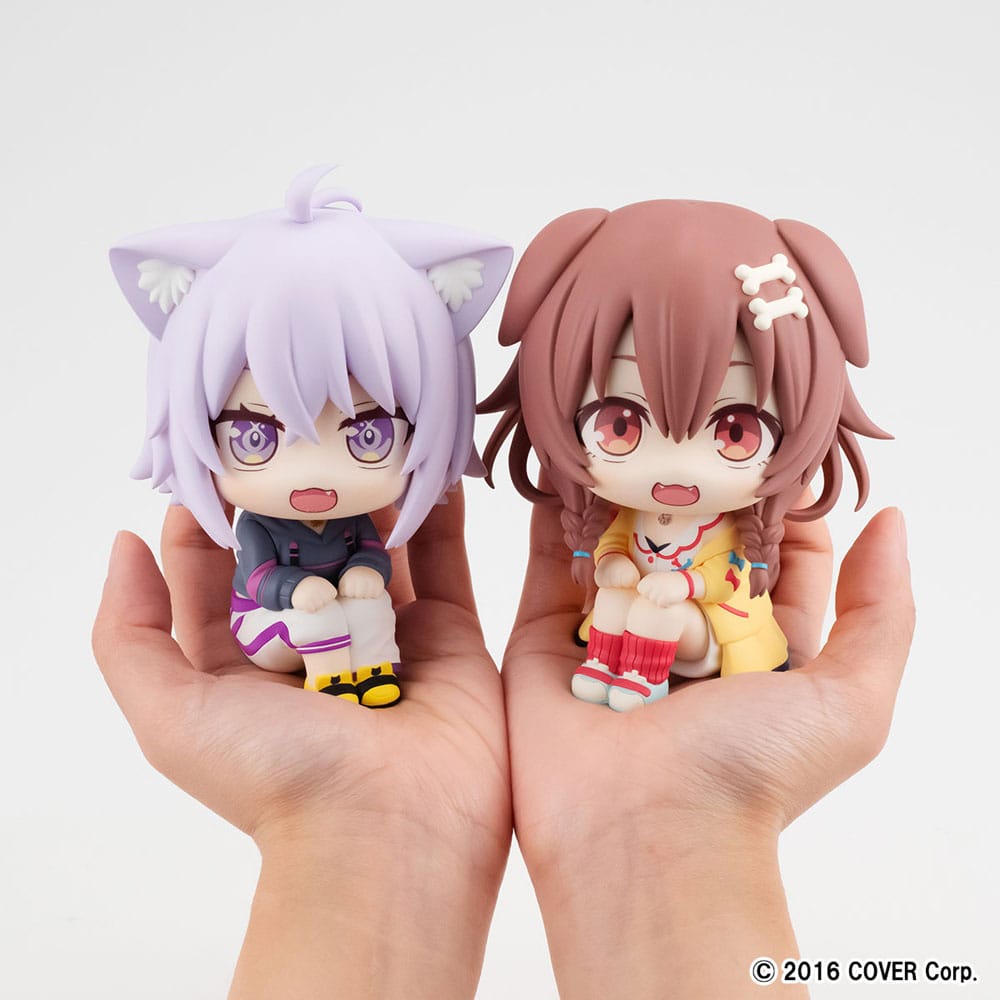 Hololive Production Look Up PVC Statue Korone Inugami &amp; Okayu Nekomata 11 cm