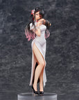 Original Illustration PVC Statue Mai Okuma illustration Healing-type white chinese dress lady 26 cm