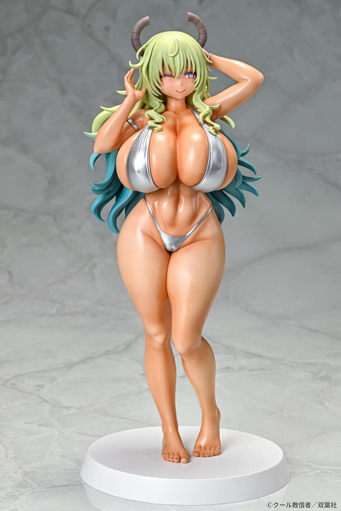 Miss Kobayashi&#39;s Dragon Maid PVC Statue 1/7 Lucoa Bikini Style Suntan Ver. 26 cm