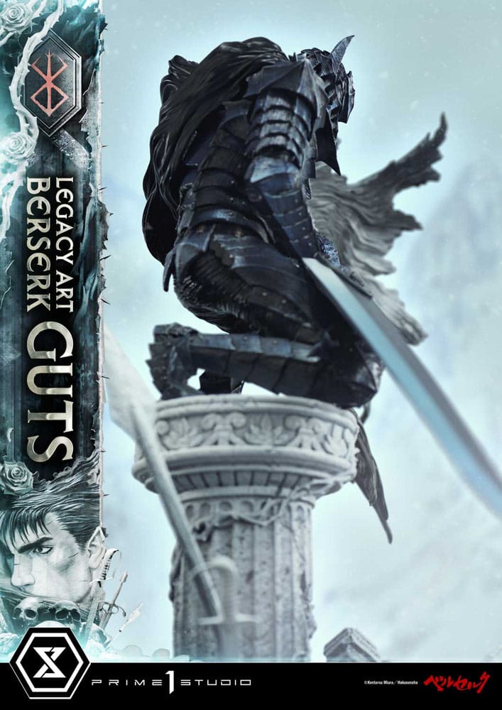 Berserk Legacy Art Kentaro Miura Statue Statue 1/6 Guts 45 cm