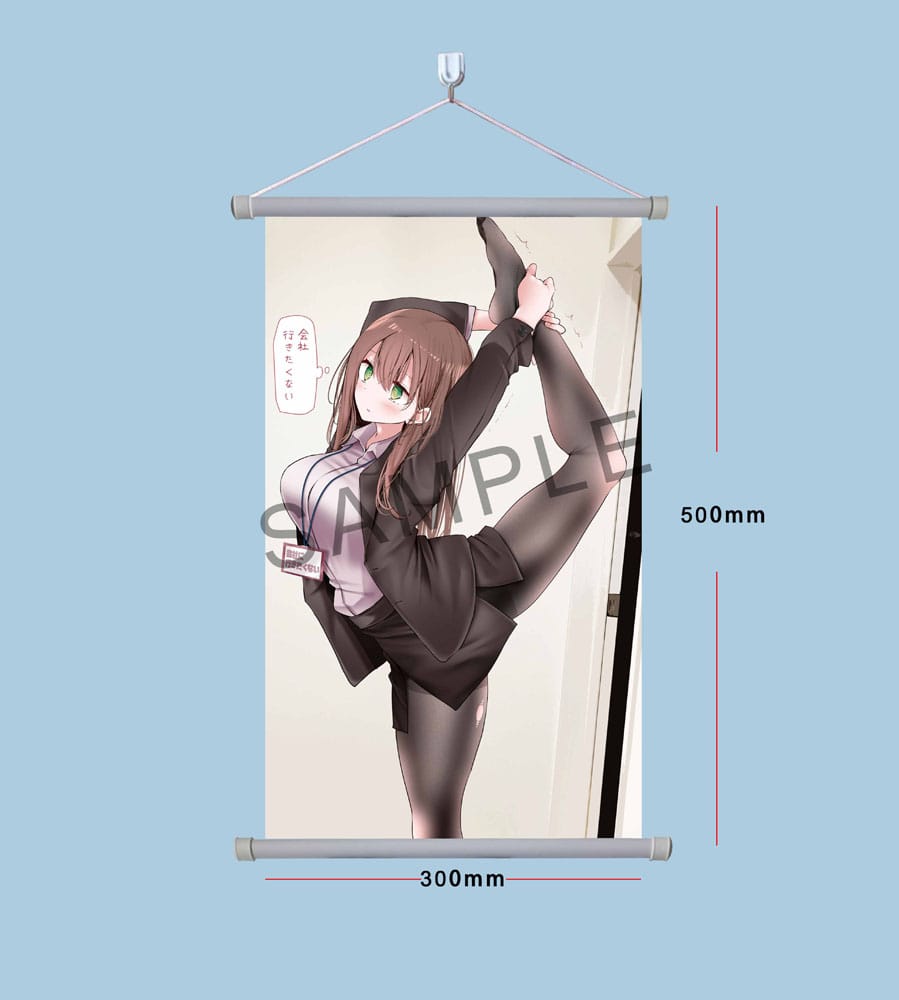 Original Character PVC Statue 1/4 OL-chan Who Doesn&#39;t Want to Go to Work White Ver. Deluxe Edition 26 cm