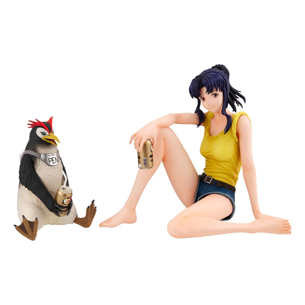 Rebuild of Evangelion Gals PVC Statue Misato Katsuragi &amp; Pen Pen Vol. 2 11 cm