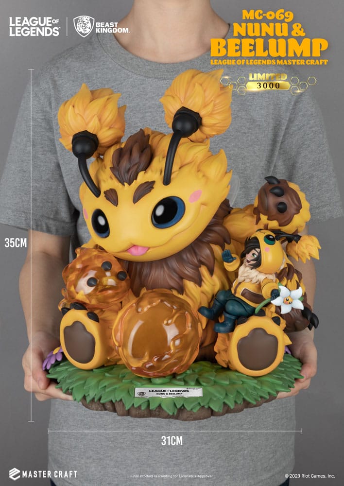 League of Legends Master Craft Statue Nunu &amp; Beelump 35 cm