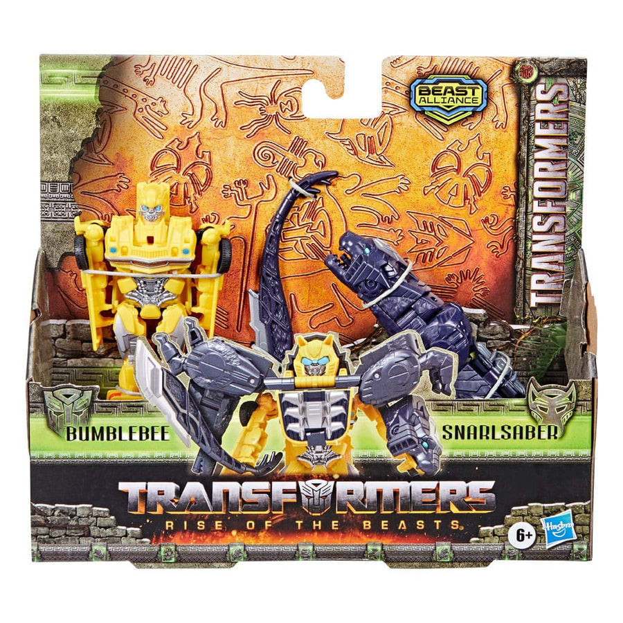 Transformers: Rise of the Beasts Beast Alliance Combiner Action Figure 2-Pack Bumblebee & Snarlsaber 13 cm