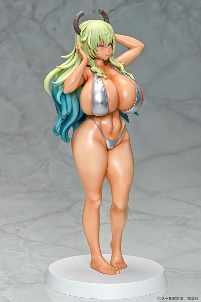 Miss Kobayashi&#39;s Dragon Maid PVC Statue 1/7 Lucoa Bikini Style Suntan Ver. 26 cm
