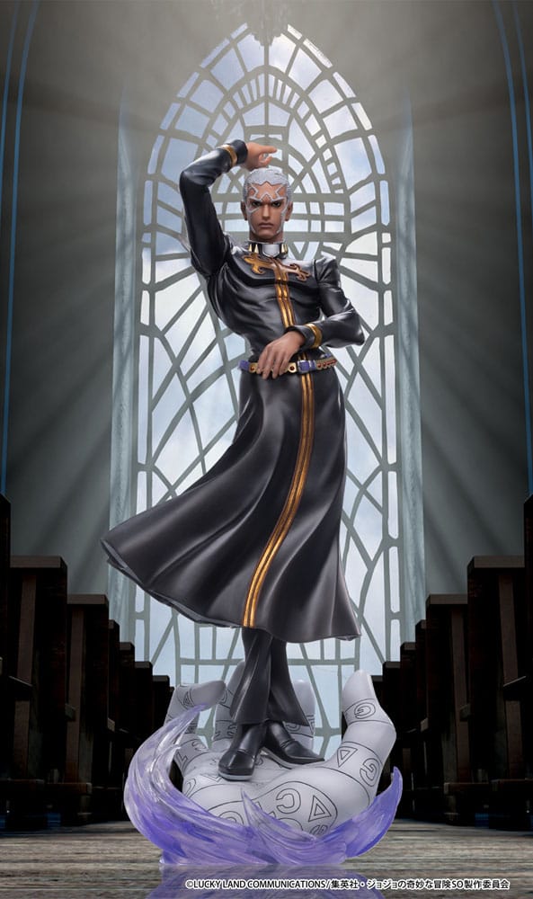 JoJo&#39;s Bizarre Adventure PVC Statue Chozo Art Collection Enrico Pucci 25 cm