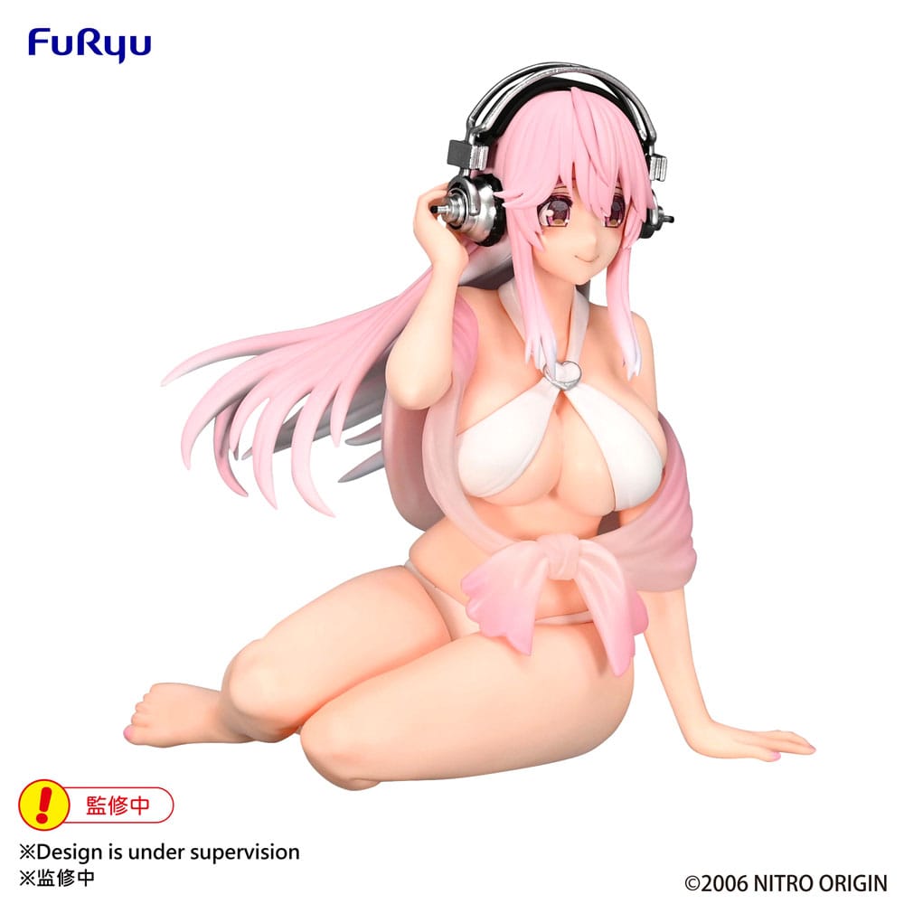 Super Sonico Noodle Stopper PVC Statue Super Sonico Summer Memories Ver. 11 cm