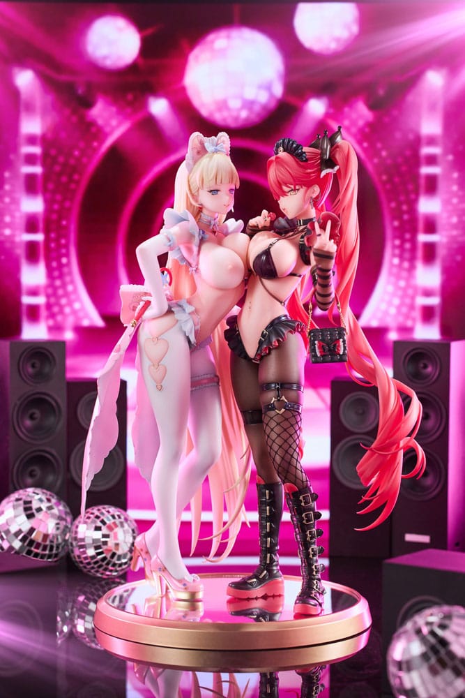 Original Character PVC Statues 1/5 Stella &amp; Sadie Illustrated by Mendokusai 31 cm