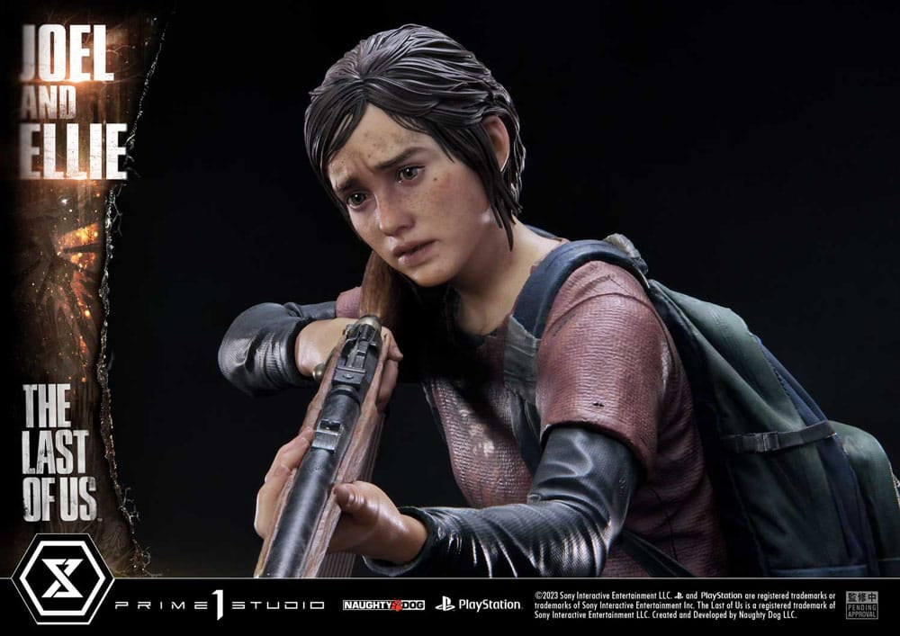 The Last of Us Part I Ultimate Premium Masterline Series Statue Joel &amp; Ellie Deluxe Bonus Version (The Last of Us Part I) 73 cm