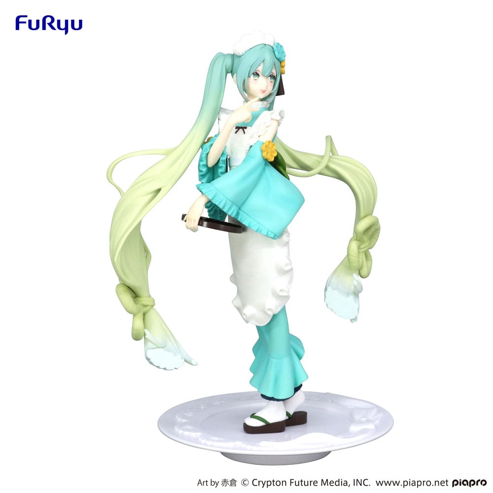 Hatsune Miku Exceed Creative PVC Statue Matcha Green Tea Parfait Mint Ver. 21 cm
