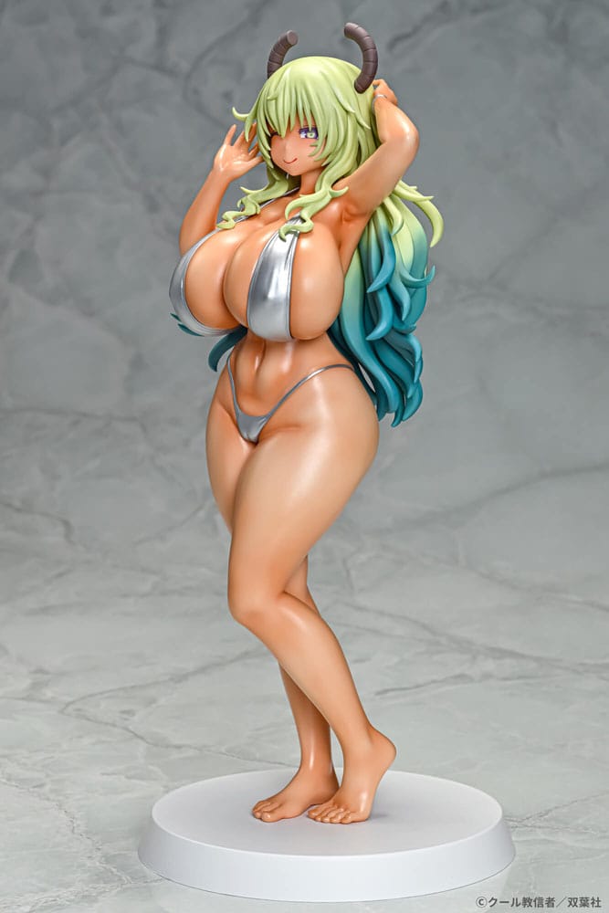 Miss Kobayashi&#39;s Dragon Maid PVC Statue 1/7 Lucoa Bikini Style Suntan Ver. 26 cm