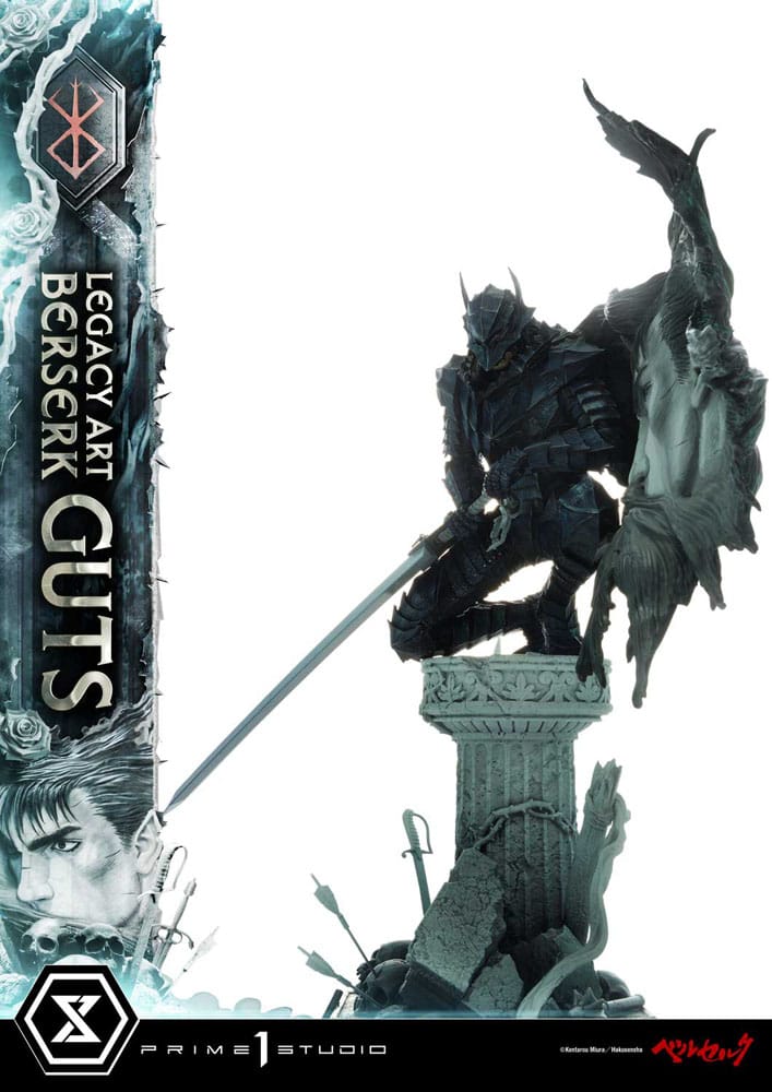 Berserk Legacy Art Kentaro Miura Statue Statue 1/6 Guts Bonus Version 45 cm