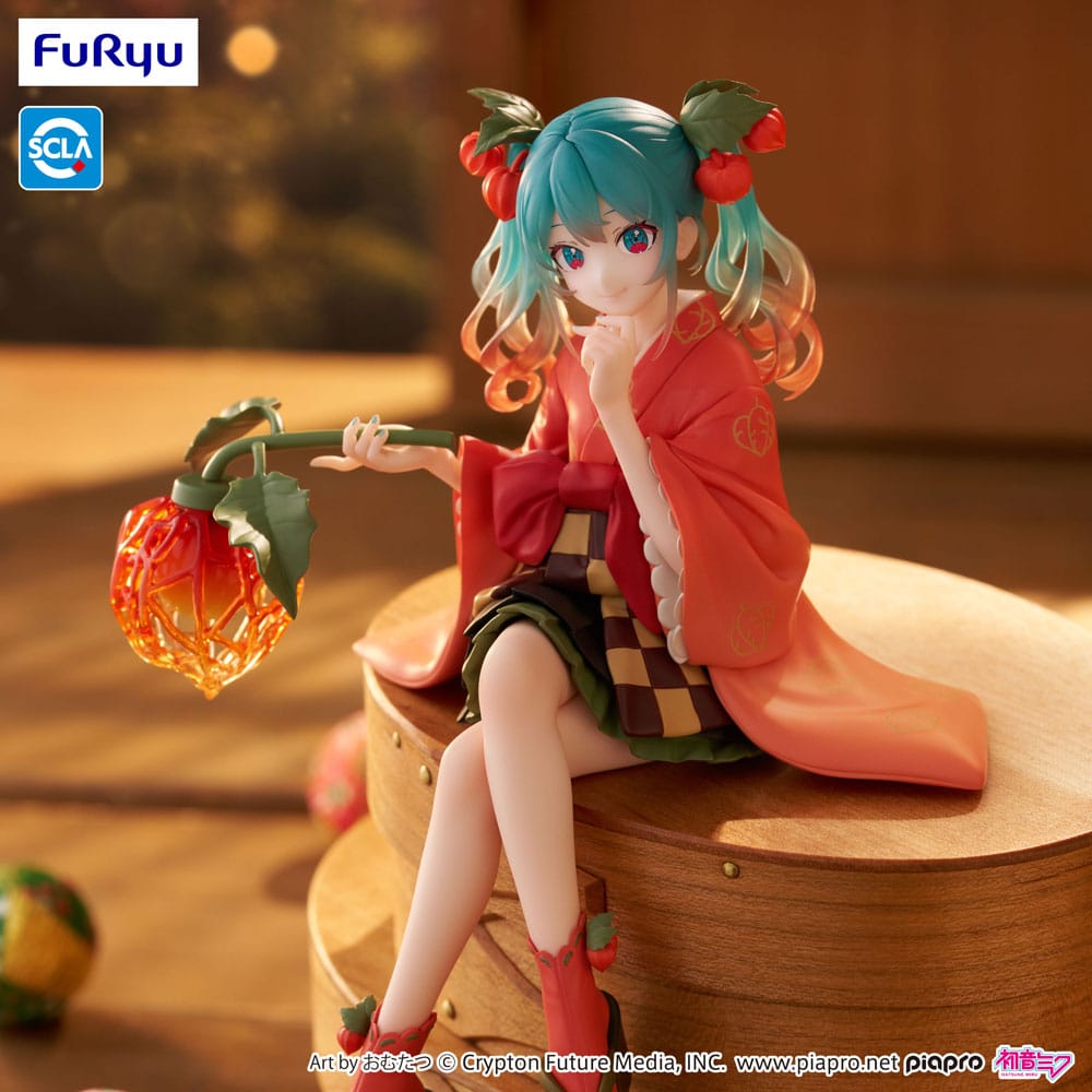 Hatsune Miku Noodle Stopper PVC Statue Flower Fairy Winter Cherry 15 cm