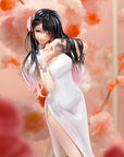 Original Illustration PVC Statue Mai Okuma illustration Healing-type white chinese dress lady 26 cm