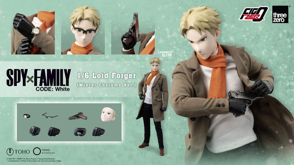 Spy x Family FigZero Action Figure 1/6 Loid Forger (Winter Costume Ver.) 31 cm
