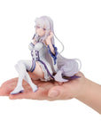 Re:ZERO Starting Life in Another World Melty Princess PVC Statue Emilia Palm Size 9 cm