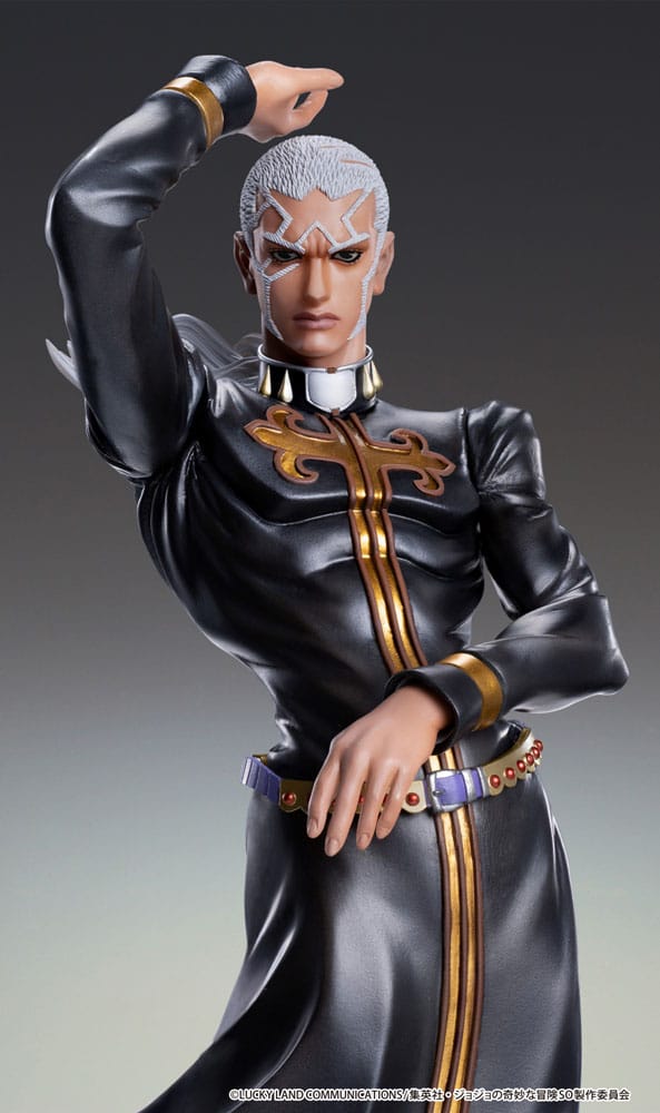 JoJo&#39;s Bizarre Adventure PVC Statue Chozo Art Collection Enrico Pucci 25 cm