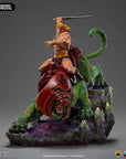 Masters of the Universe Deluxe Art Scale Statue 1/10 He-man and Battle Cat 31 cm