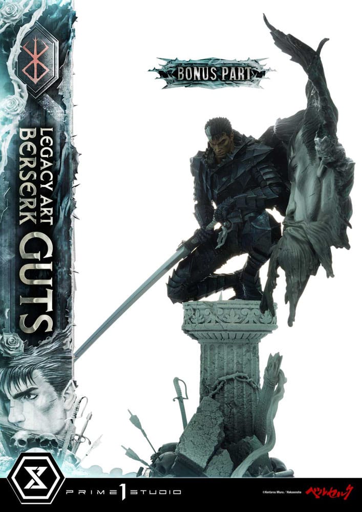 Berserk Legacy Art Kentaro Miura Statue Statue 1/6 Guts Bonus Version 45 cm