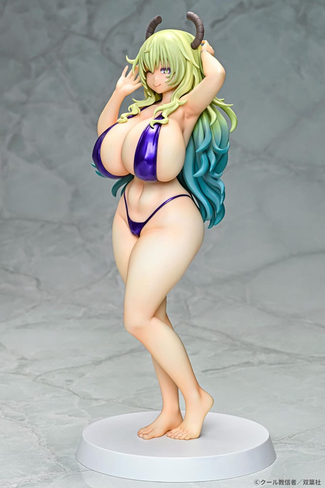 Miss Kobayashi&#39;s Dragon Maid PVC Statue 1/7 Lucoa Bikini Style 26 cm