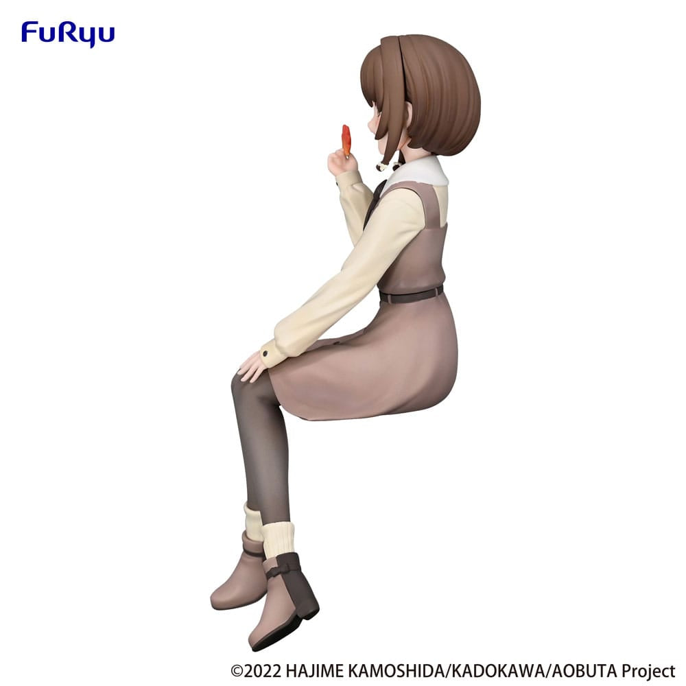 Rascal Does Not Dream Noodle Stopper PVC Statue Kaede Azusagawa Autumn Outfit Ver. 14 cm