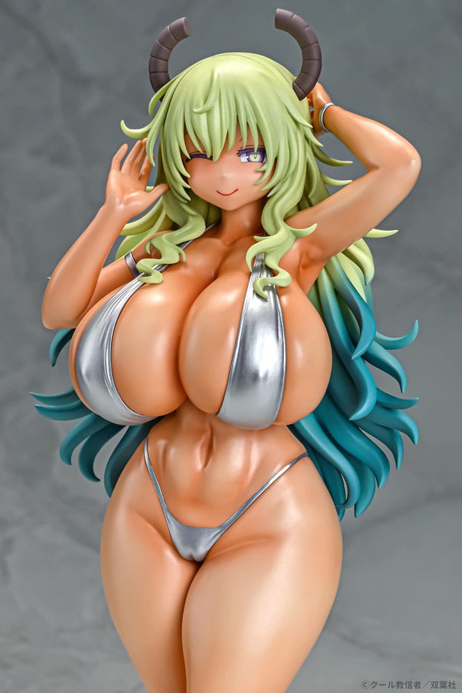 Miss Kobayashi&#39;s Dragon Maid PVC Statue 1/7 Lucoa Bikini Style Suntan Ver. 26 cm