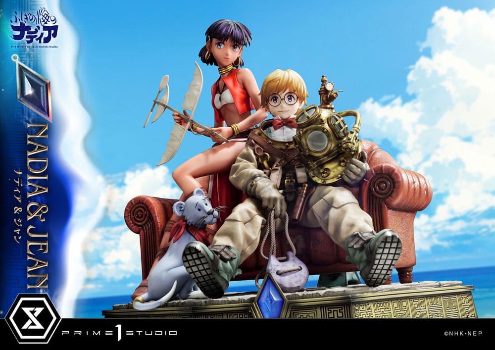 Nadia: The Secret of Blue Water Concept Masterline Series Statue 1/6 Nadia &amp; Jean 35 cm