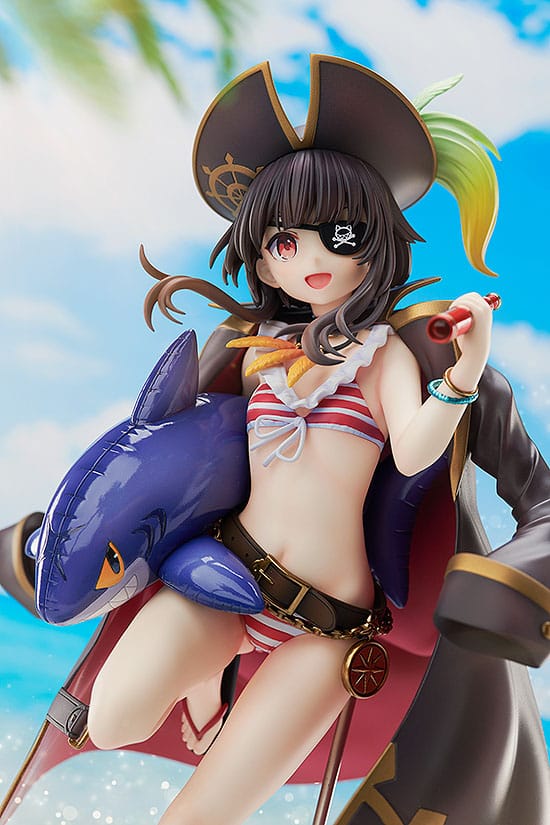 Kono Subarashii Sekai ni Shukufuku wo! Statue 1/7 Megumin Light Novel Cosplay On The Beach Ver. 24 cm