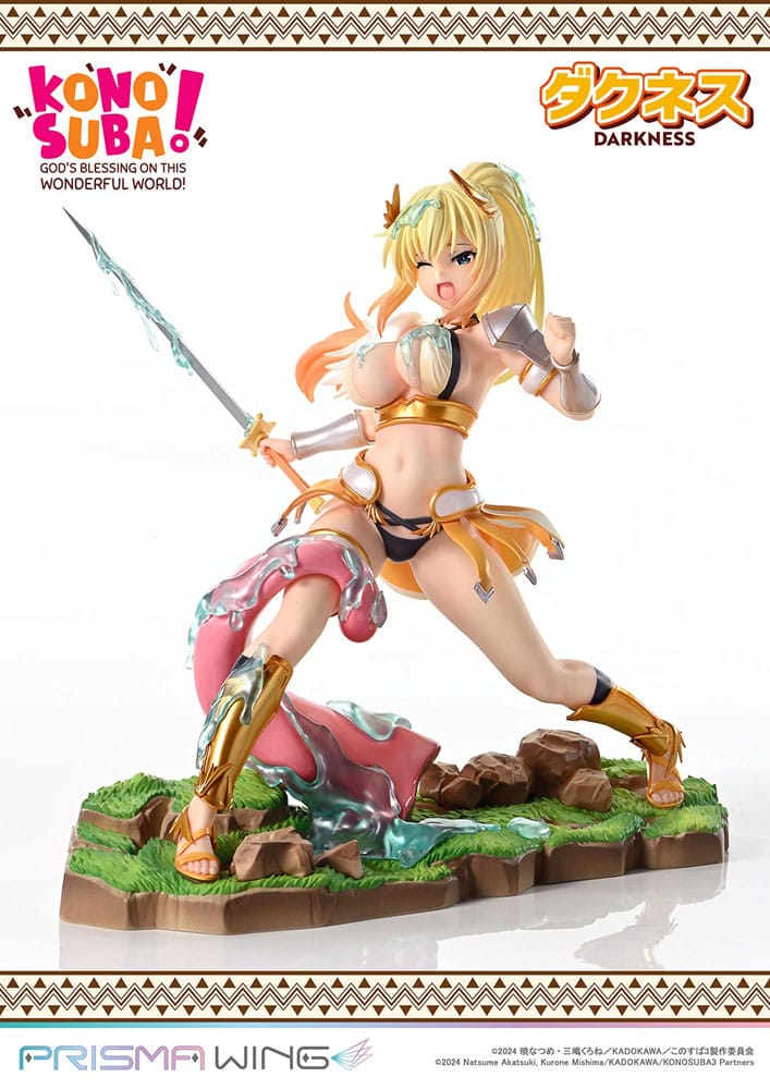 Konusuba - God&#39;s blessing on this wonderful world! Prisma Wing PVC Statue 1/7 Darkness 20 cm