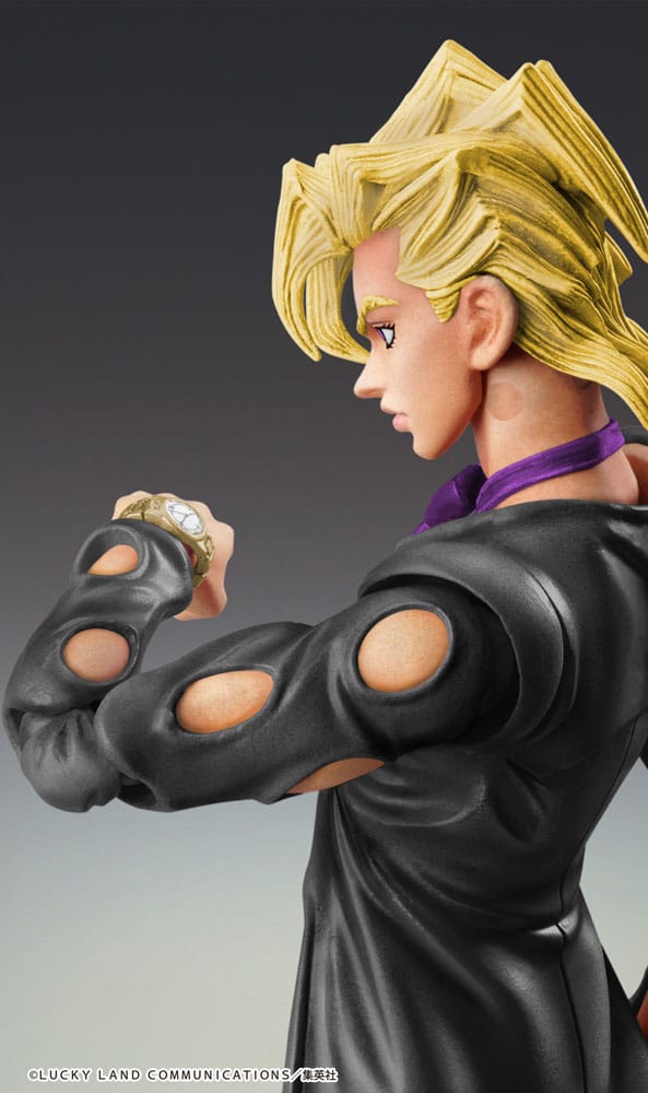JoJo&#39;s Bizarre Adventure Part 5: Golden Wind Action Figure Chozokado (Pannacotta Fugo Ver. Black) 15 cm