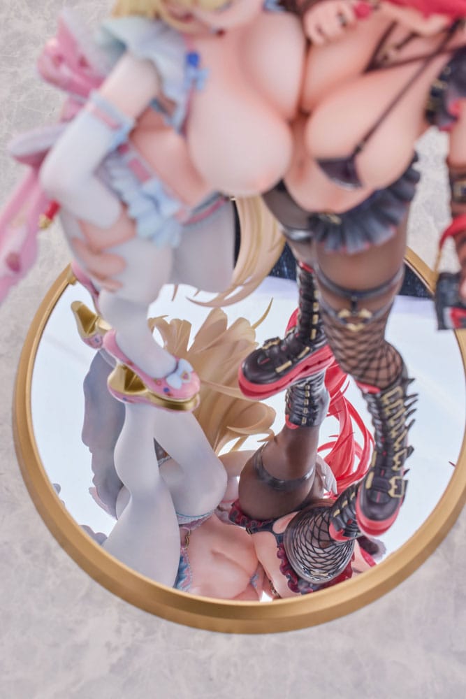 Original Character PVC Statues 1/5 Stella &amp; Sadie Illustrated by Mendokusai 31 cm