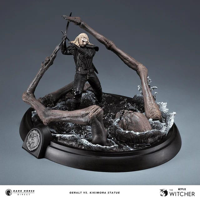 The Witcher 3 Statue Geralt vs. Kikimora 21 cm