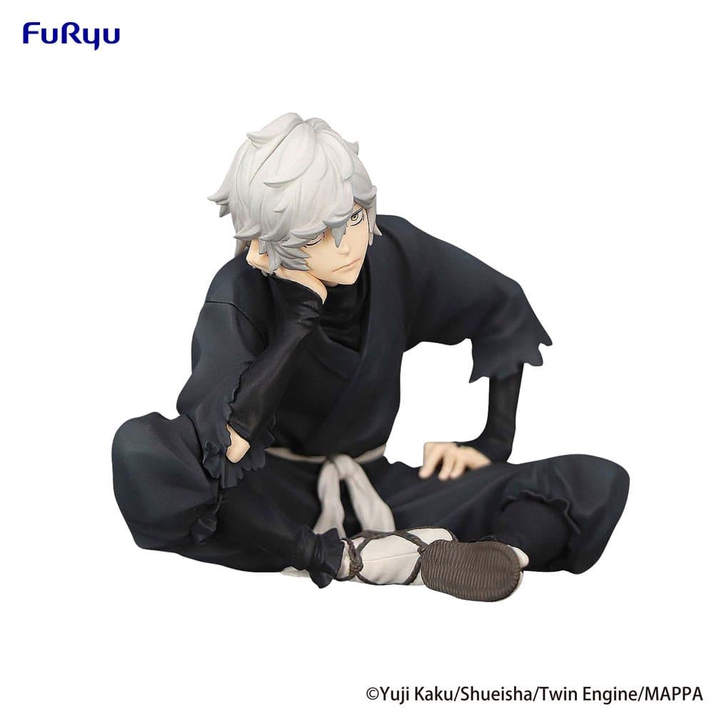 Hell&#39;s Paradise Noodle Stopper PVC Statue Gabimaru Police Officer Cap with Dog Ears 7 cm