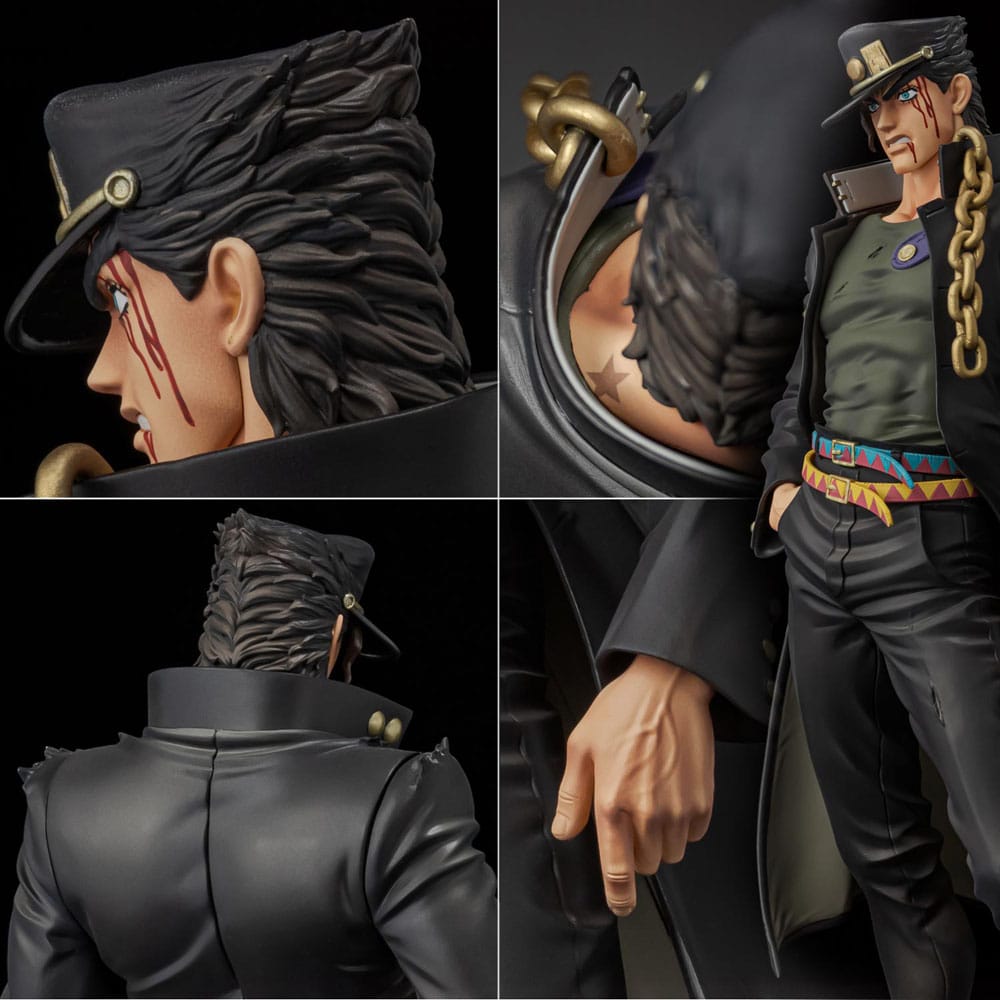 JoJo&#39;s Bizarre Adventure Stardust Crusaders Figure Museum PVC Statue 1/8 Kujo Jotaro 25 cm