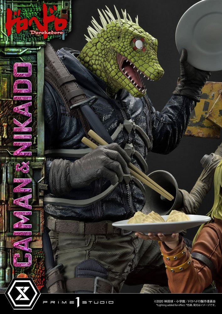Dorohedoro Statue 1/4 Caiman &amp; Nikaido 70 cm