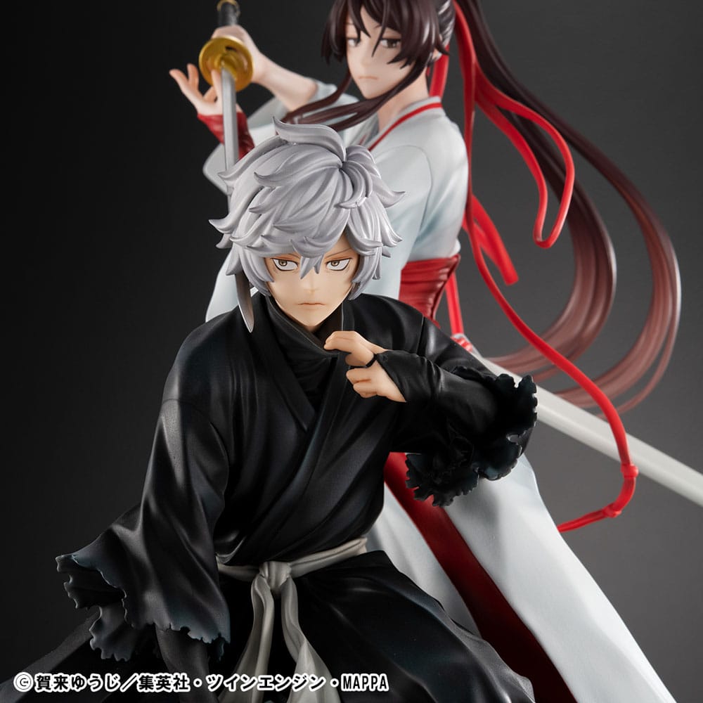 Hell´s Paradise Lucrea PVC Statues 2-Pack Gabimaru &amp; Sagiri Yamada Asaemon 20 cm