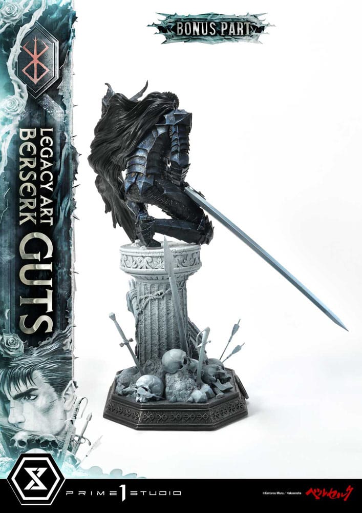 Berserk Legacy Art Kentaro Miura Statue Statue 1/6 Guts Bonus Version 45 cm