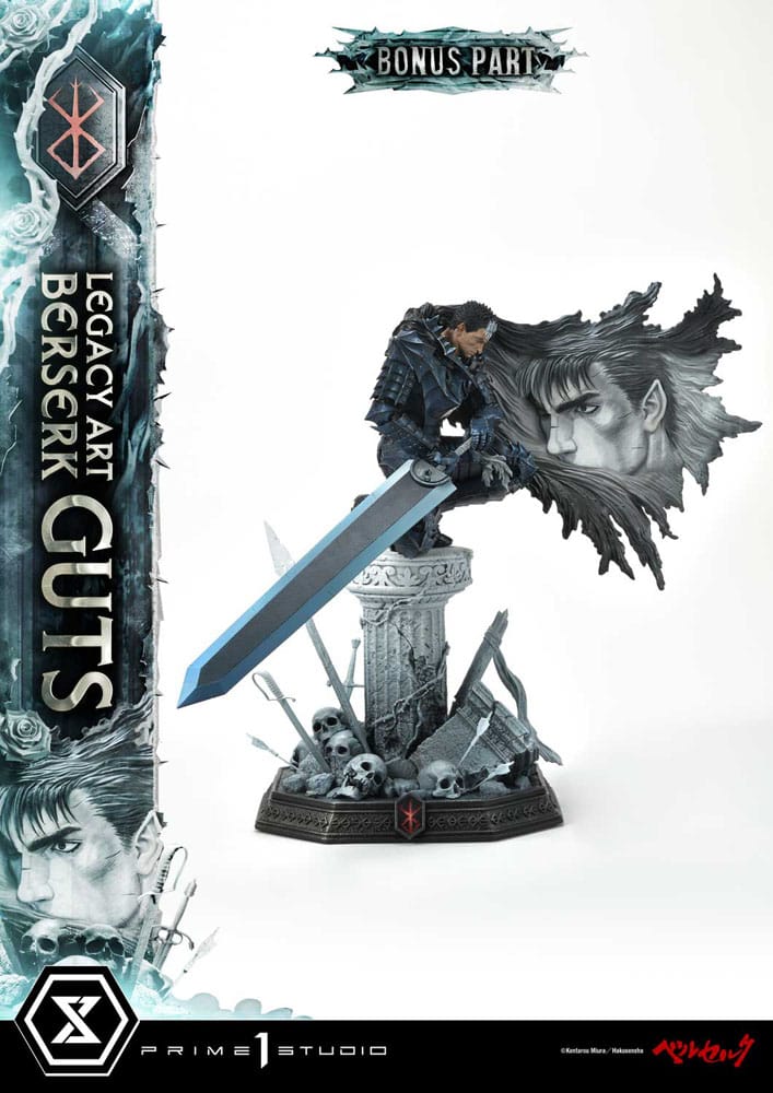 Berserk Legacy Art Kentaro Miura Statue Statue 1/6 Guts Bonus Version 45 cm