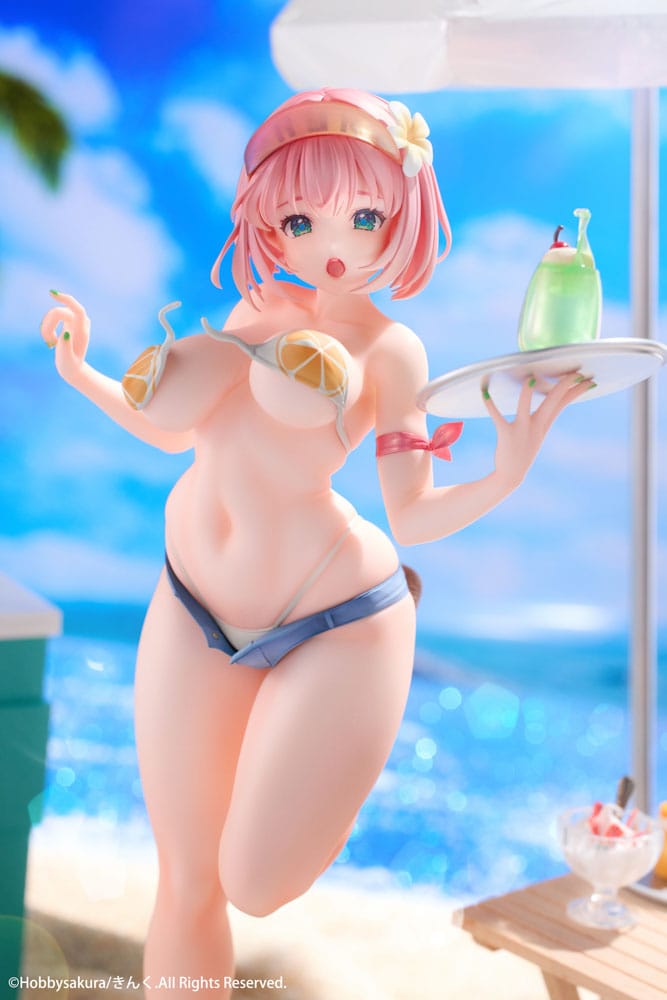 Original IllustrationPVC Statue 1/7 Summer Waiter illustration by Kink 25 cm