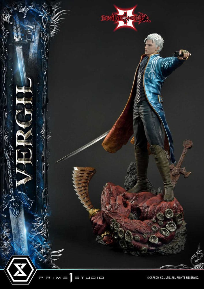 Devil May Cry 3 Ultimate Premium Masterline Series Statue 1/4 Vergil Standard Version 69 cm