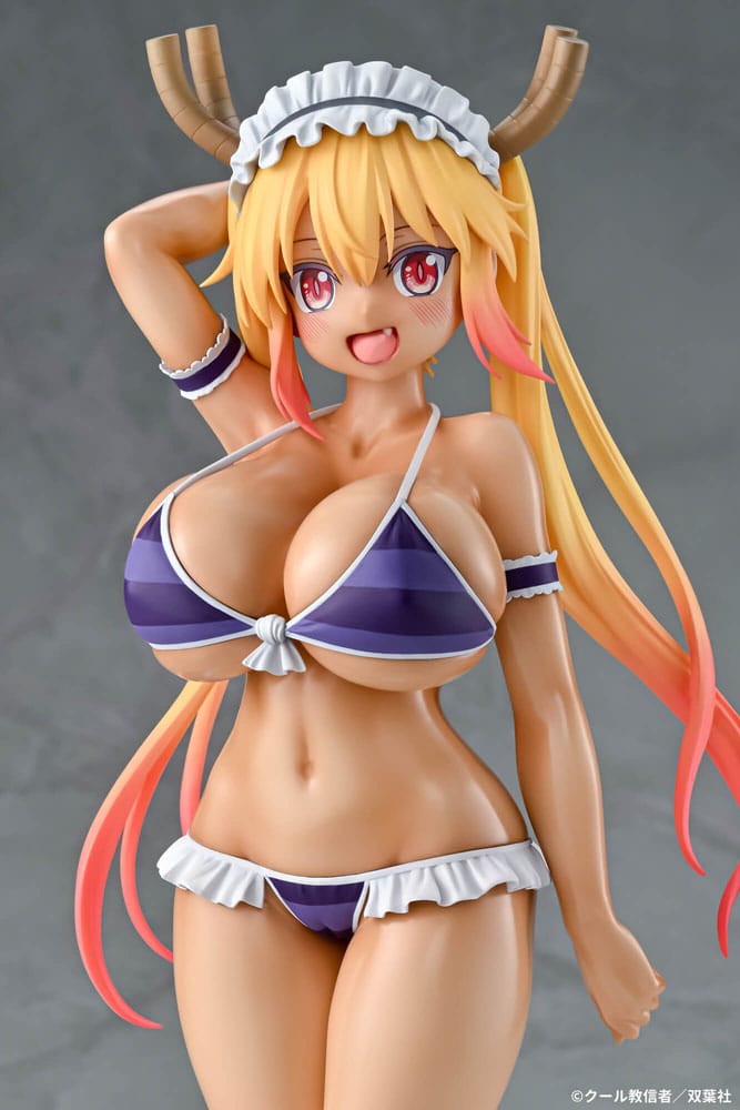 Miss Kobayashi&#39;s Dragon Maid PVC Statue 1/7 Tohru Bikini Style Suntan Ver. 26 cm