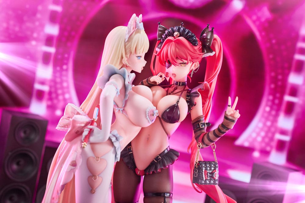 Original Character PVC Statues 1/5 Stella &amp; Sadie Illustrated by Mendokusai 31 cm
