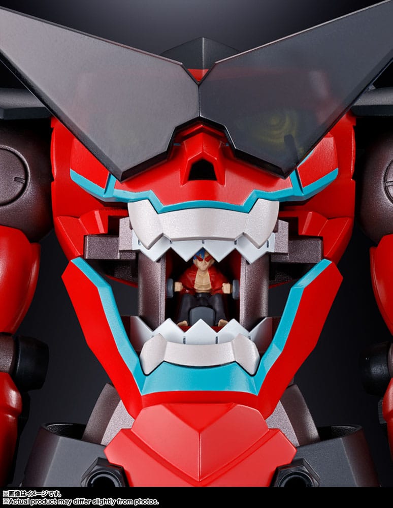 Tengen Toppa Gurren Lagann Soul of Chogokin Diecast Action Figure GX-107 Gurren Lagann &amp; Giga Drill Set 18 cm